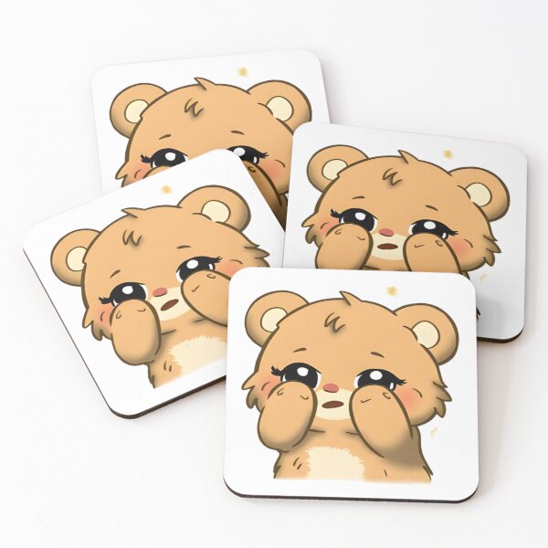Item preview, Single Chibi Bear with an Embarrassed Expression  designed and sold by Velvet702.