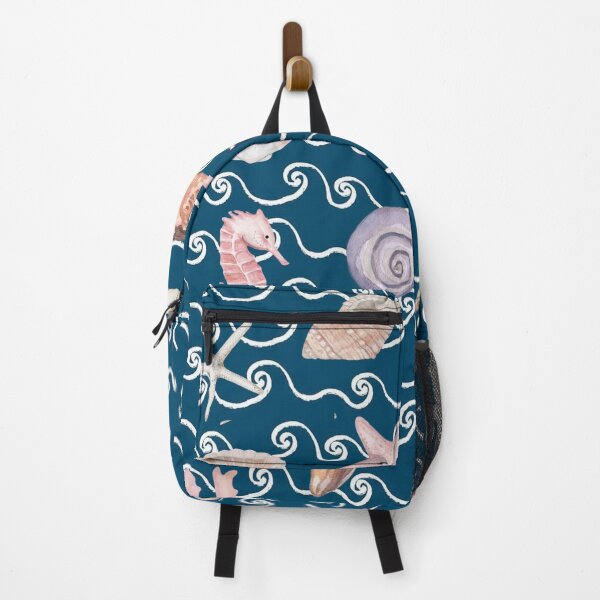 Item preview, Watercolour Nautical Sea Shells and Ocean Waves designed and sold by Studio Elven.