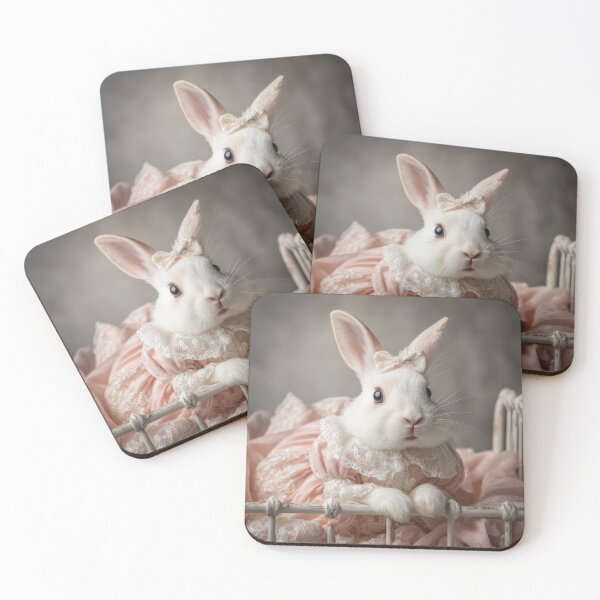 Item preview, Rabbit in Pink Dress designed and sold by Elisabeth Lucas.