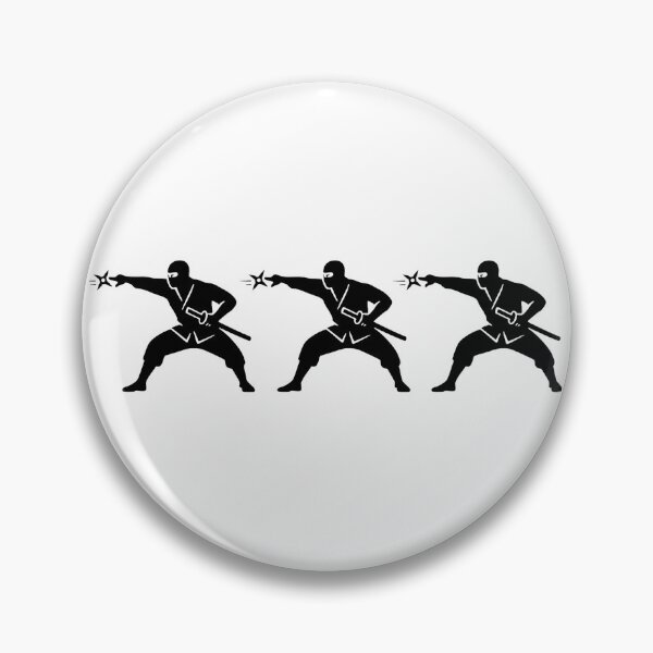 Item preview, Simple Japanese Logo - Three Ninja Silhouettes designed and sold by Studio-MiMi.