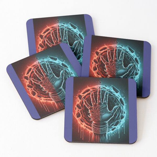 Item preview, Fire and Ice Elemental Magic Hand Fantasy Portal designed and sold by Dzblack.