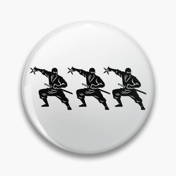 Item preview, Simple Japanese Logo - Three Ninja Silhouettes designed and sold by Studio-MiMi.