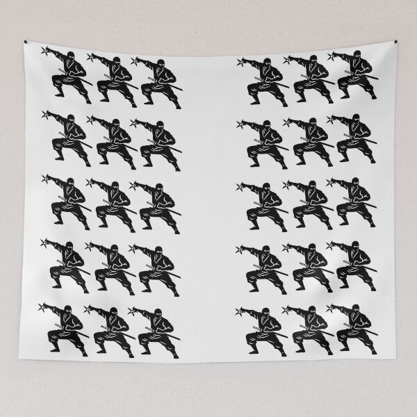 Item preview, Simple Japanese Logo - Three Ninja Silhouettes designed and sold by Studio-MiMi.