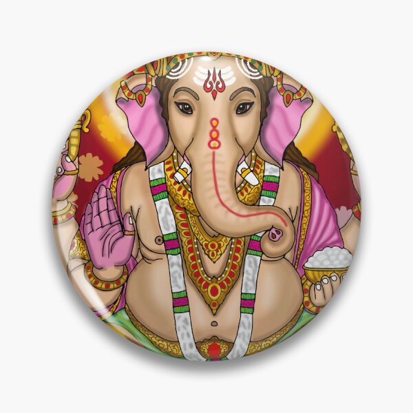 Item preview, Lord Ganesha Spiritual Design – Sacred Hindu Elephant God Art designed and sold by Harshit_Digital_Arts.