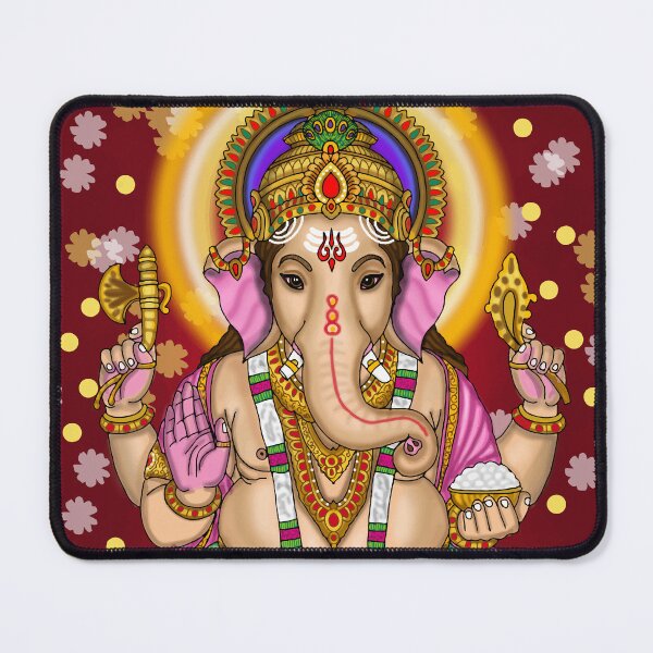 Item preview, Lord Ganesha Spiritual Design – Sacred Hindu Elephant God Art designed and sold by Harshit_Digital_Arts.