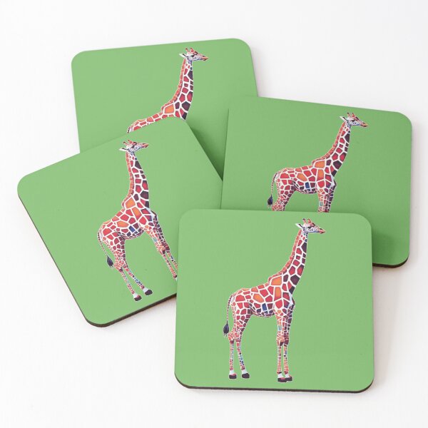 Item preview, cute giraffe mosaic designed and sold by designmari.