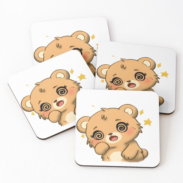 Item preview, Single Chibi Bear with an Confused Expression  designed and sold by Velvet702.