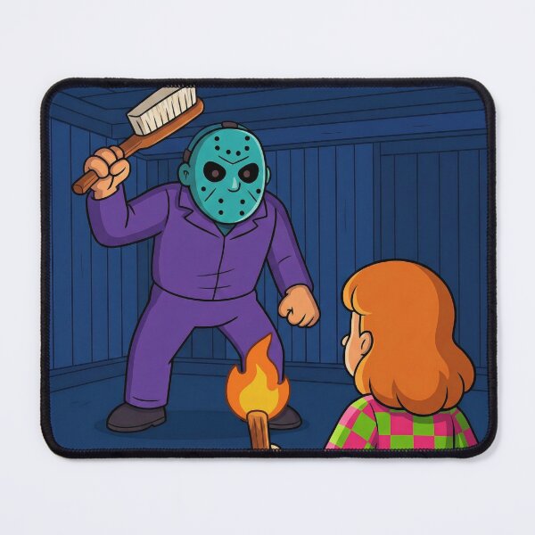 Item preview, Friday the 13th Toothbrush vs Torch designed and sold by DiniertoDesigns.