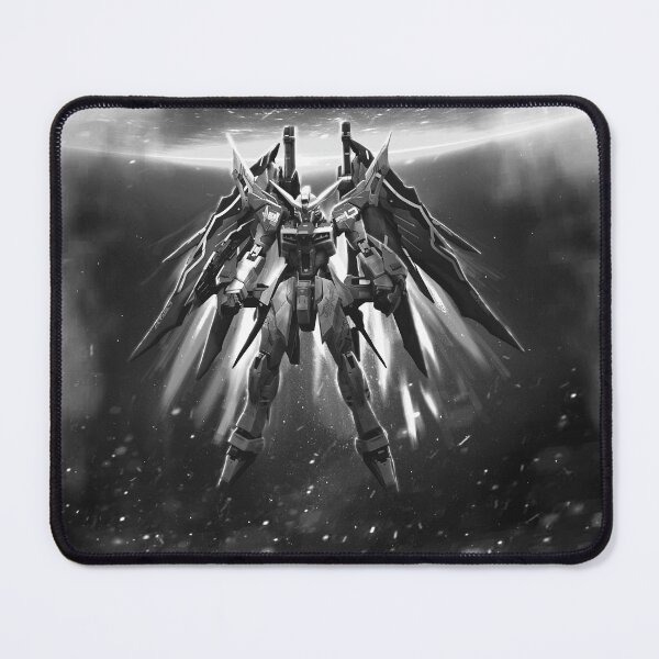 Item preview, black white destiny Gundam space colony digital art  designed and sold by sabartgunpla.