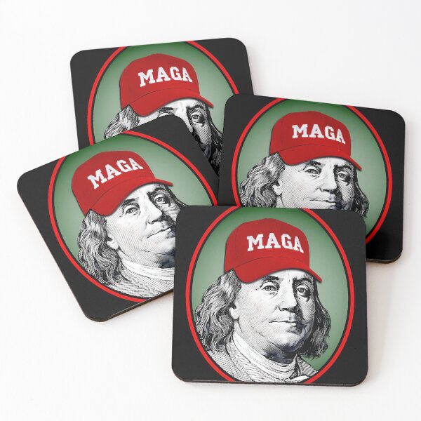 Item preview, Ben Franklin Maga Trump Hat designed and sold by Doa-Damian.