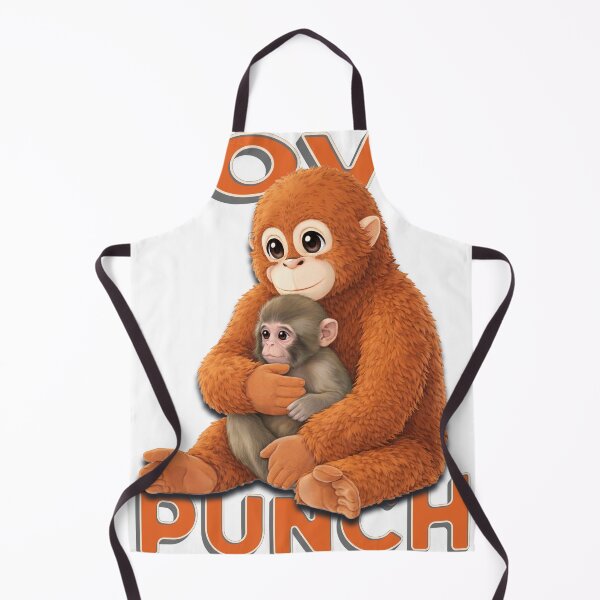 Item preview, Love Punch – Emotional Monkey Comfort Tribute designed and sold by squirrel and hat.