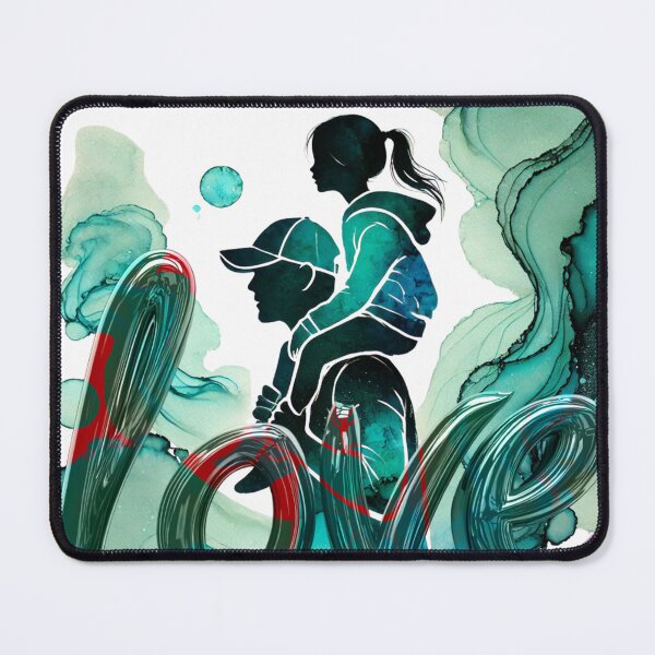 Item preview, Father & Daughter Love – Abstract Family Art designed and sold by asudesign.