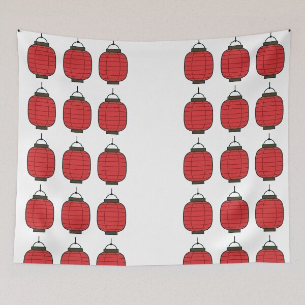 Item preview, Simple Japanese Logo - Three Red Lanterns designed and sold by Studio-MiMi.
