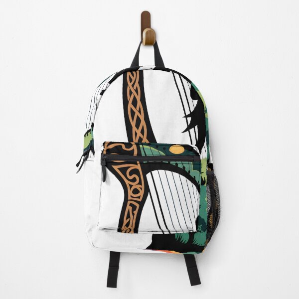 Item preview, Celtic Leprechaun Fiddle Silhouette Irish Folklore Art designed and sold by designscreators.