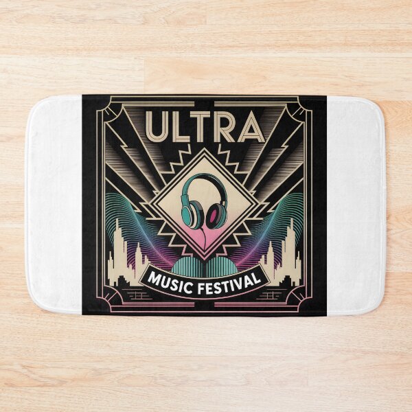 Item preview, Art Deco Ultra Music Festival Poster designed and sold by designscreators.