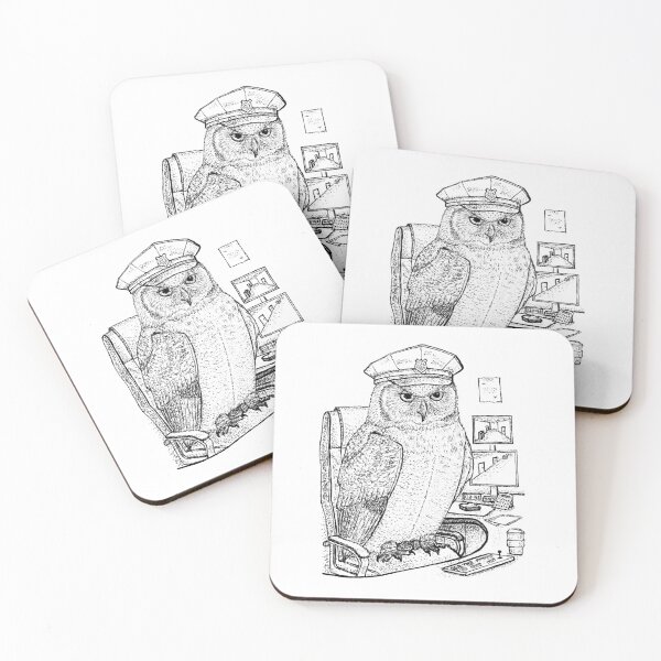 Item preview, The Night Watch: Security Owl designed and sold by wbhny.