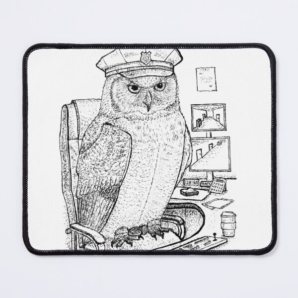 Item preview, The Night Watch: Security Owl designed and sold by wbhny.