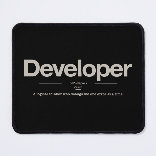 Item preview, Developer Dictionary Definition – Funny Coding Life Quote designed and sold by PixelGrafiks.