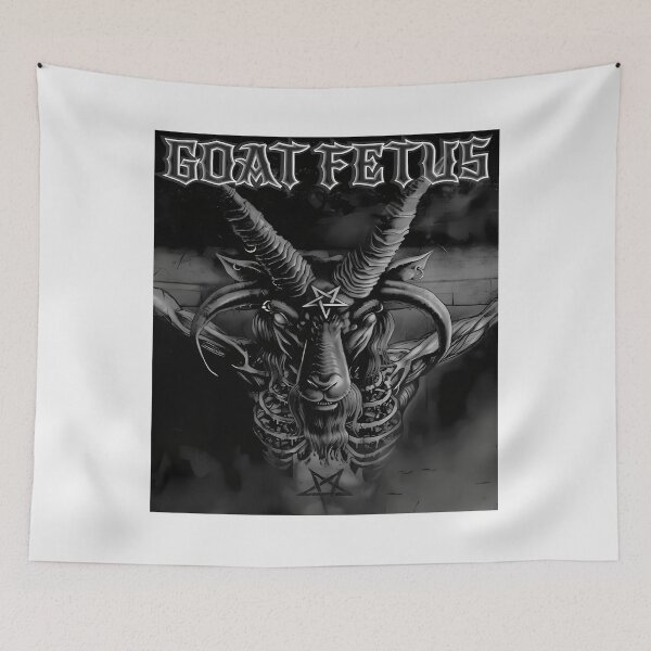 Item preview,  Goat Fetus Crucifiied Goat  designed and sold by Ayhamhadidan.