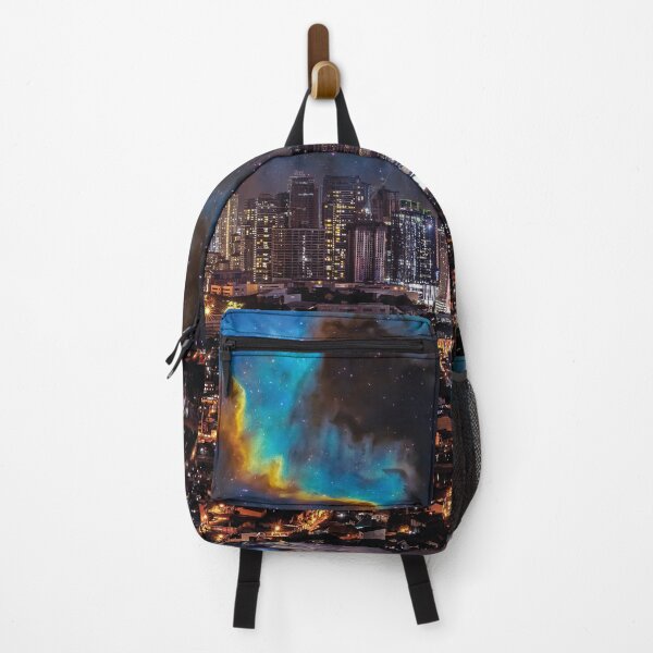 Item preview, Makati City Skyline under a galactic starry sky Panorama designed and sold by Mauswohn.