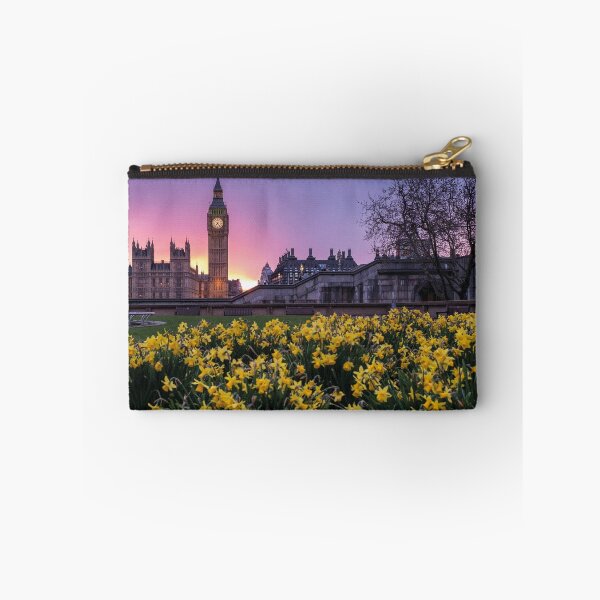 Item preview, Westminster in spring with blooming yellow daffodils designed and sold by Mauswohn.