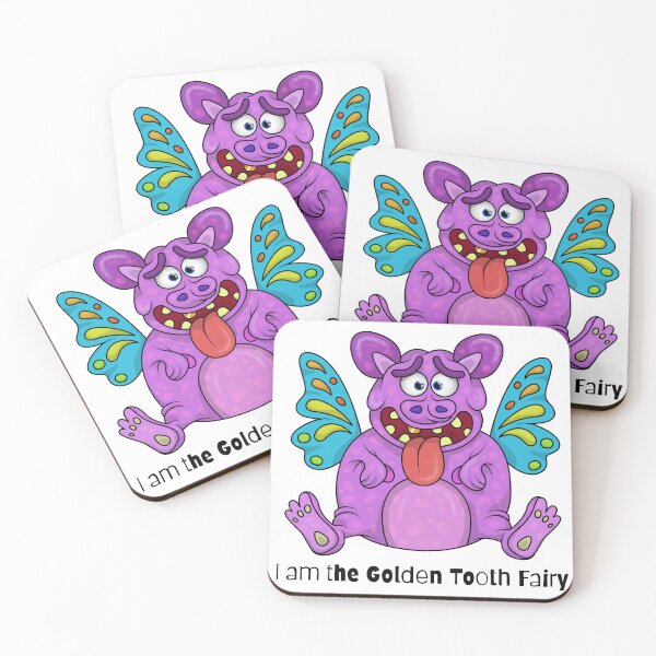 Item preview, Creature #77 - I am the Golden Tooth Fairy designed and sold by liquid-print.