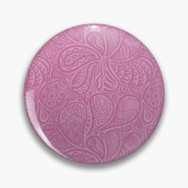 Item preview, Pink Bloom Hand-Drawn Paisley Mandala Pattern designed and sold by AlyonaCo.