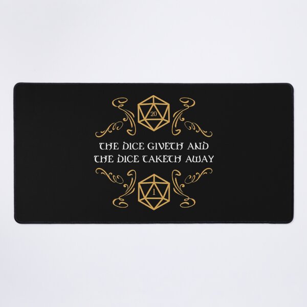 Item preview, The Dice Giveth And Taketh Away Natural 20 And Critical Fail designed and sold by Ayhamhadidan.