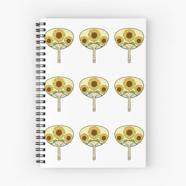 Item preview, Simple Japanese Logo - Three Hand Fans / Uchiwa (sunflower version) designed and sold by Studio-MiMi.