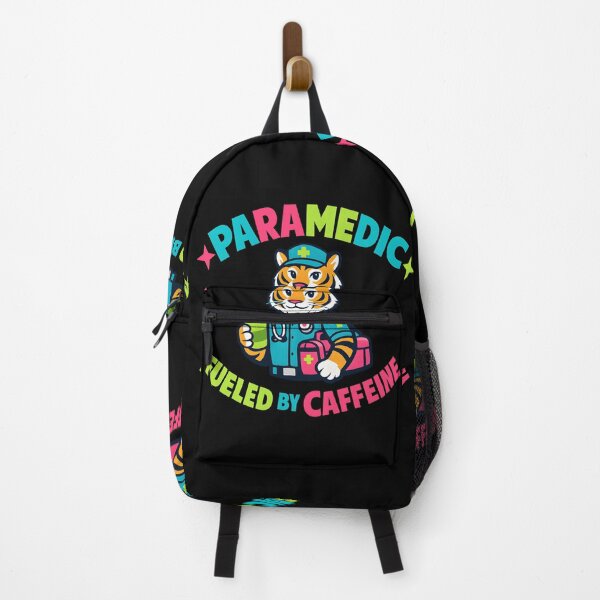 Item preview, Paramedic Fueled by Caffeine – Cute Tiger EMT Medic Design designed and sold by ClinicalHubs.