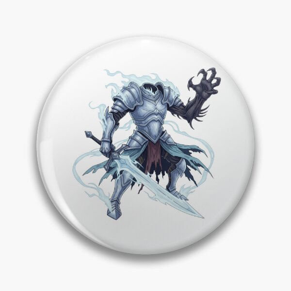 Item preview, Headless Ice Knight - Dark Fantasy Undead Warrior with Frost Blade designed and sold by Dzblack.