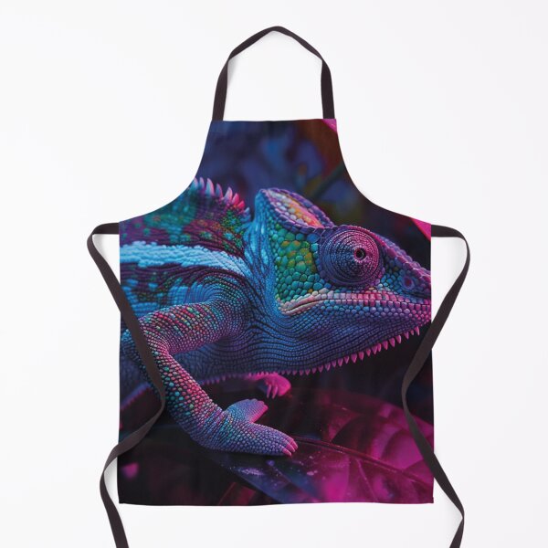 Item preview, Chameleon in a tropical jungle under mystical lighting designed and sold by Mauswohn.