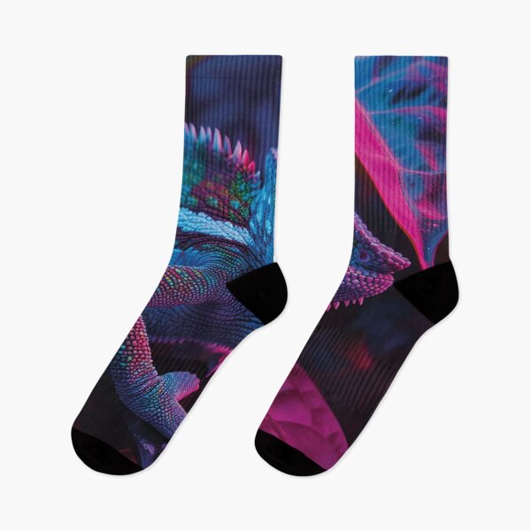 Item preview, Chameleon in a tropical jungle under mystical lighting designed and sold by Mauswohn.