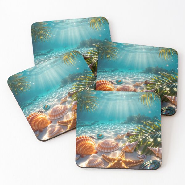 Item preview, Golden Hour Underwater Paradise designed and sold by PixelVibe782.