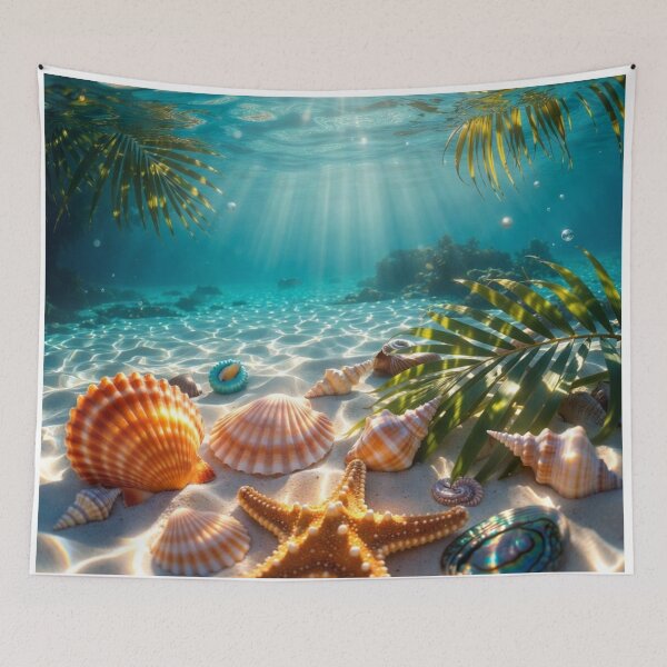 Item preview, Golden Hour Underwater Paradise designed and sold by PixelVibe782.