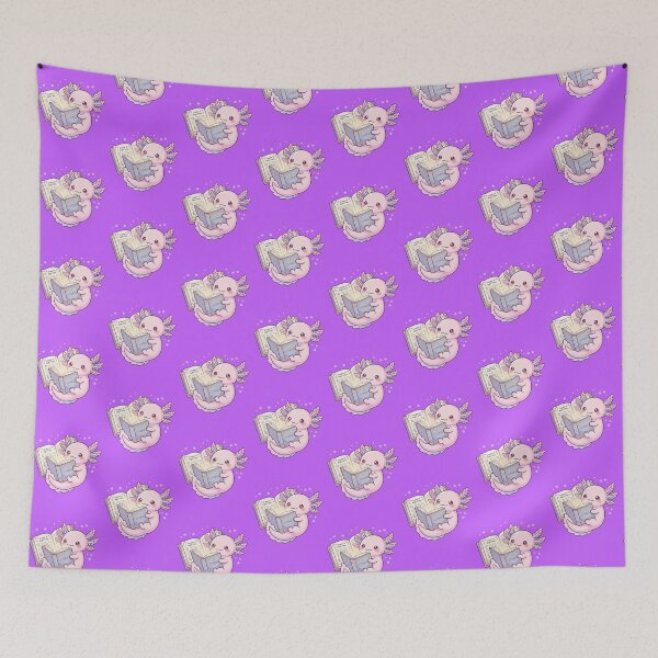 Item preview, Kawaii Axolotl Reading Magic Stories designed and sold by Visual Dept..