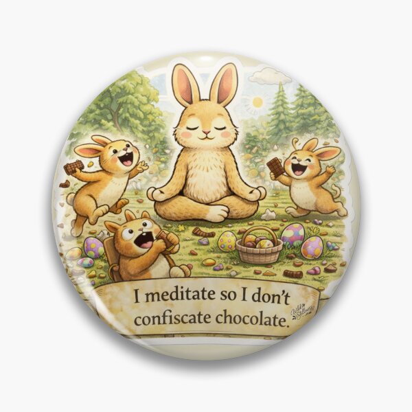 Item preview, I meditate so I don't confiscate chocolate designed and sold by WildStillness.