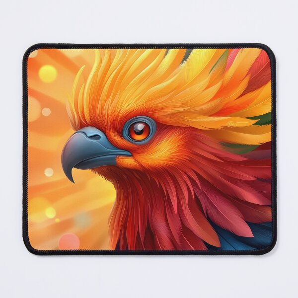 Item preview, Radiant Firebird – Vibrant Phoenix Portrait designed and sold by Angellacelin.