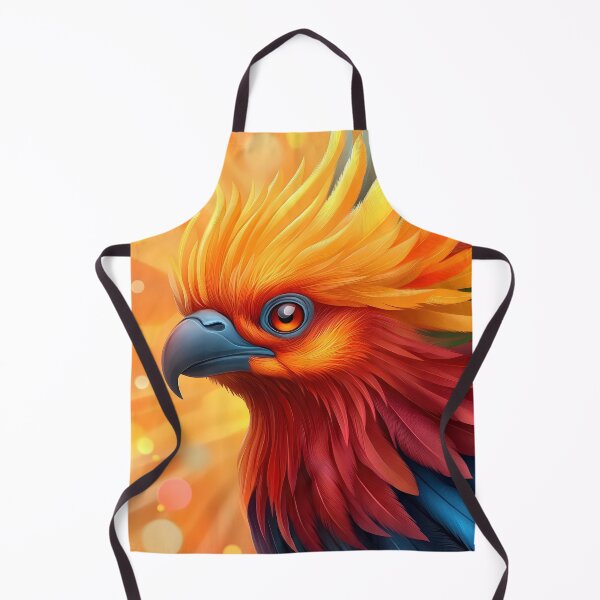 Item preview, Radiant Firebird – Vibrant Phoenix Portrait designed and sold by Angellacelin.