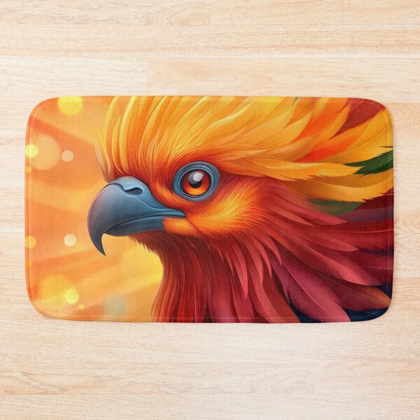 Item preview, Radiant Firebird – Vibrant Phoenix Portrait designed and sold by Angellacelin.
