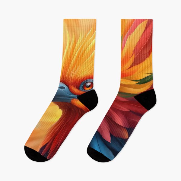 Item preview, Radiant Firebird – Vibrant Phoenix Portrait designed and sold by Angellacelin.