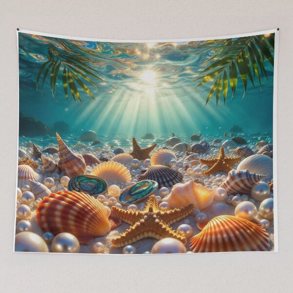 Item preview, Golden Underwater Treasure Glow designed and sold by PixelVibe782.