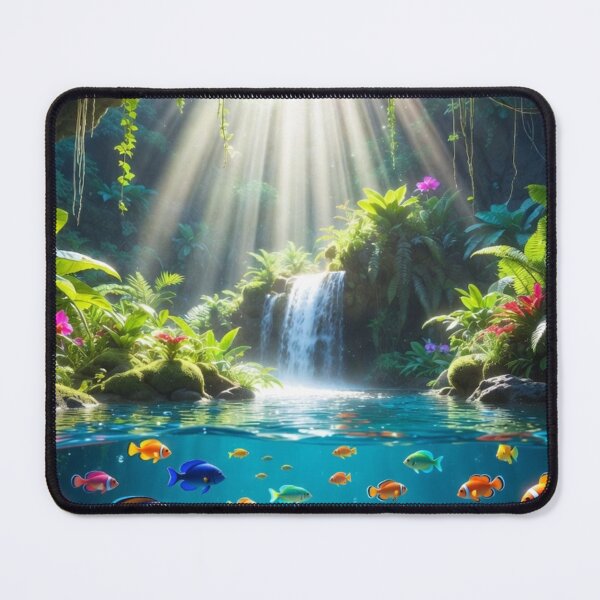 Item preview, Enchanted Jungle Lagoon Glow designed and sold by PixelVibe782.