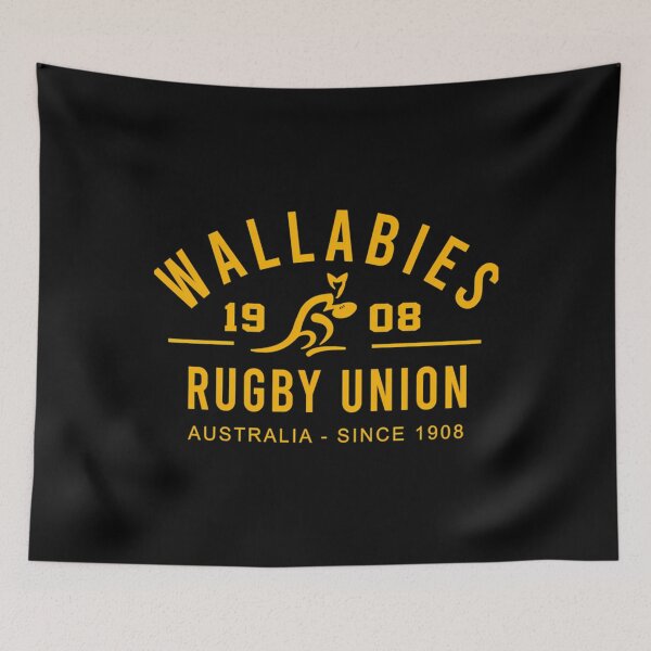 Item preview,  He Wallabies Logo Rugby Rise designed and sold by PowerShadow.
