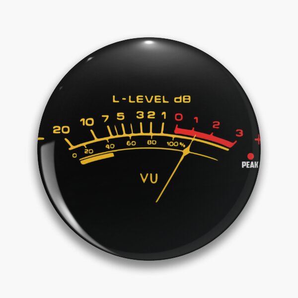 Item preview, Volume Vu Meter Vintage Audio Engineer Recording Fan designed and sold by farabihoqe.