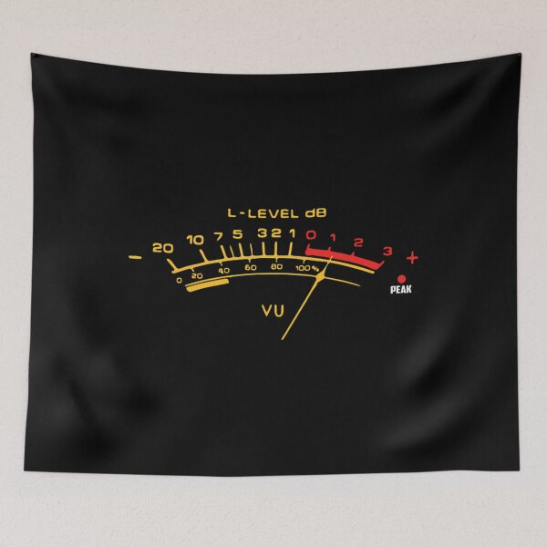 Item preview, Volume Vu Meter Vintage Audio Engineer Recording Fan designed and sold by farabihoqe.