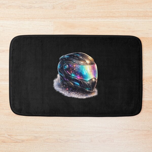 Item preview, Neon Galactic Visor Racing Helmet designed and sold by jannatbanigof.