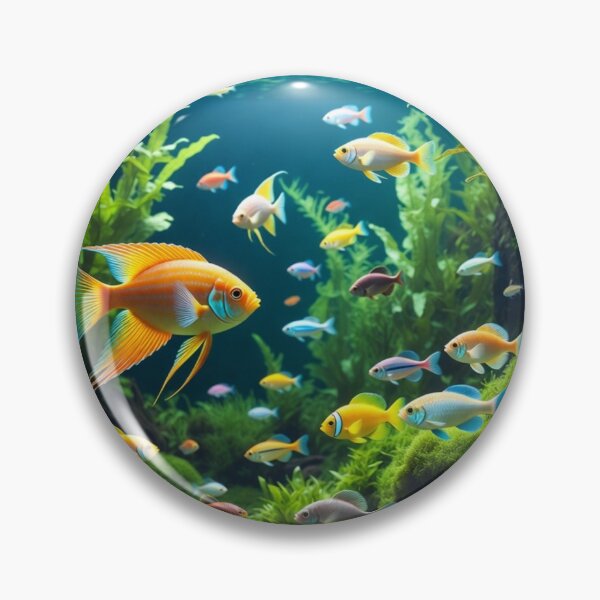 Item preview, Lush Tropical Aquarium Paradise designed and sold by PixelVibe782.