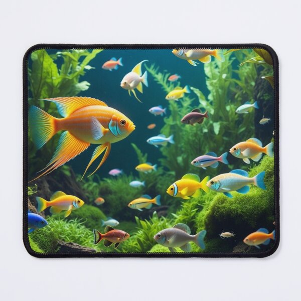 Item preview, Lush Tropical Aquarium Paradise designed and sold by PixelVibe782.