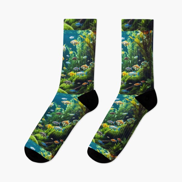 Item preview, Lush Tropical Aquarium Paradise designed and sold by PixelVibe782.